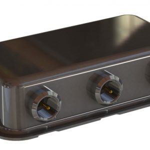 3-port low profile FME-male Diplexer (0-500 / 800-2170 MHz)