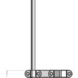 HF720 RX – 7 m two-part LF/MF/HF Fibreglass Antenna with coaxial connection box