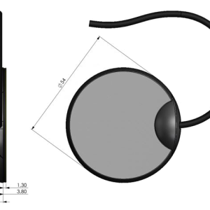 DOTCOM QUAD – Low profile glass mounted multiband antenna