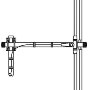 BD2-1G – VHF 0 dBd Dipole Antenna