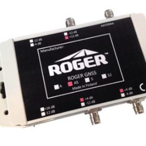 ROGER GNSS line amplifier & 3-way splitter IP67