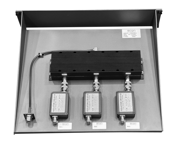 HC450-3 – Hybrid 3 channel UHF TX Combiner