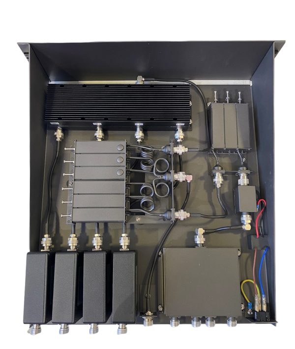 HCMR150-4-DU – Hybrid 4 channel VHF TX/RX Combiner and Duplex Filter
