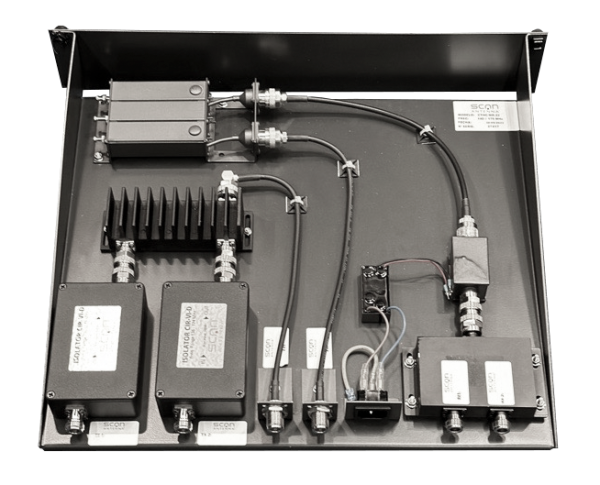 HCMR150-2-DUPT – Hybrid 2 channel VHF TX/RX Combiner and Duplex Filter HS - Image 2